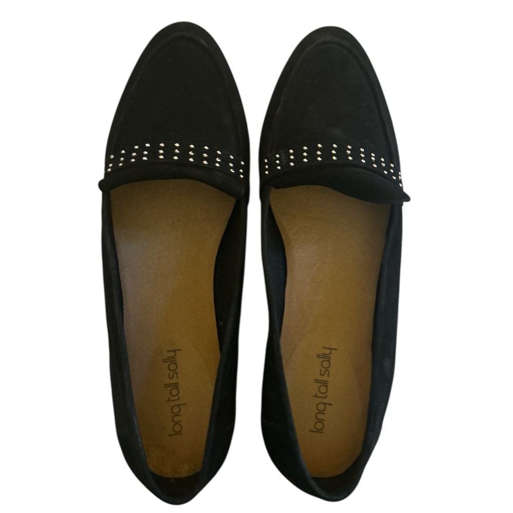 Long tall sally stuffed suede loafer
